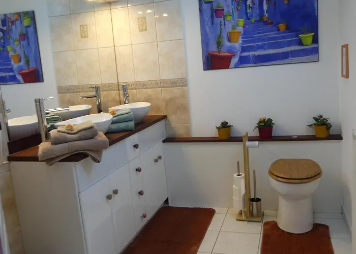 לינה וארוחת בוקר Reves De Baie - D'hotes Cosy Avec Table Bio Et Massages - Vue Panoramique Exceptionnelle Tirepied-sur-See