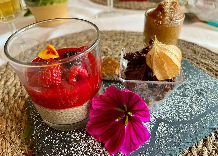 לינה וארוחת בוקר Reves De Baie - D'hotes Cosy Avec Table Bio Et Massages - Vue Panoramique Exceptionnelle Tirepied-sur-See